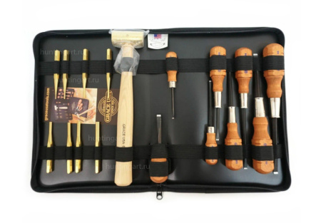 Набор инструментов оружейного мастера (выколотки, отвертки, молоток) Grace USA Gun Care Tool Set купить в интернет-магазине ХантингАрт