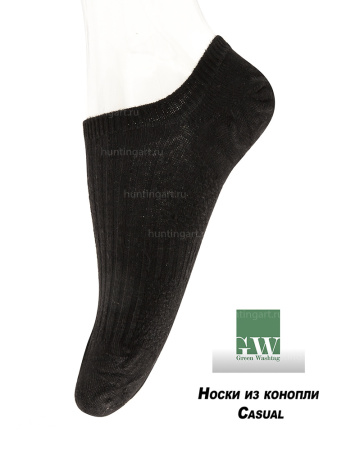 Носки из конопли Casual GW, черные (39-42) от производителя экологически чистой одежды